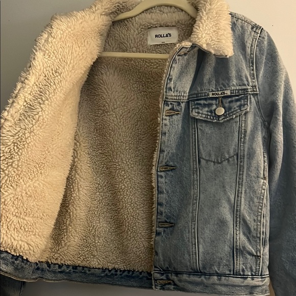 Rollas Denim Jacket with Sherpa Lining - Picture 2 of 5